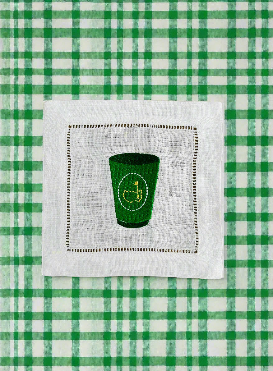 masters cup cocktail napkin