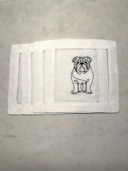 UGA cocktail napkins